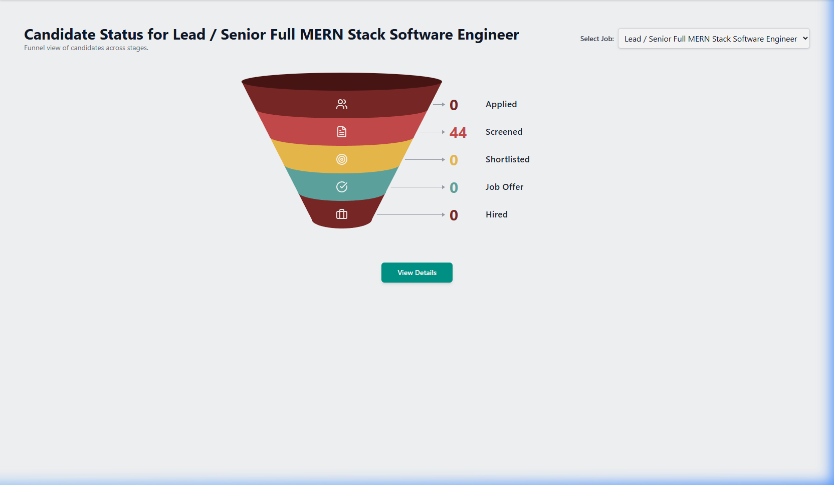 Pipeline Funnel UI